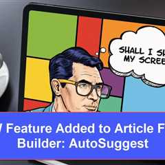 New Article Forge Feature in RSSMasher - AutoSuggest Keyword and SubKeyword Creator