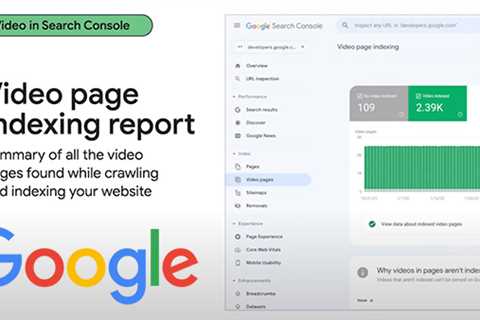 New Video Page Indexing Report Coming To Google Search Console - CommonSenSEO