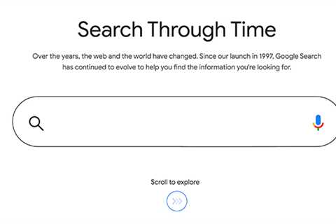 Google Interactive Search History Infographic Brings Back Many SEO Memories