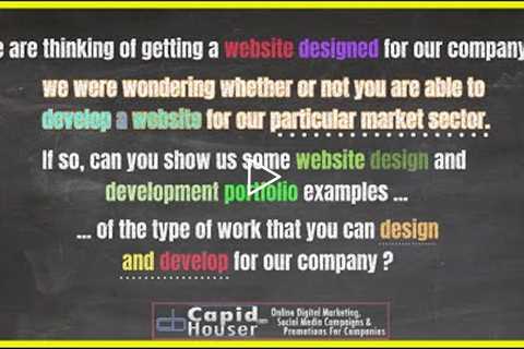 Website Design And Development Portfolio For Companies