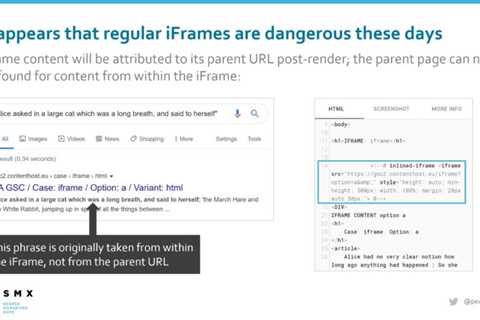Technical SEO testing: How Googlebot handles iframes