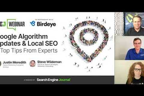 [Webinar] Google algorithm updates and Local SEO: 6 tips from experts