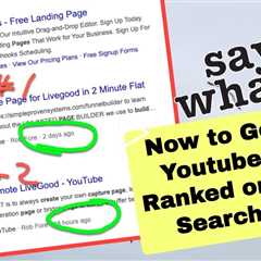 How to Get my Youtube Video Ranked on Google Search, Google Video and Youtube FAST?