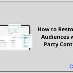 How to Restore Your Ad Audiences with First-Party Contact Data