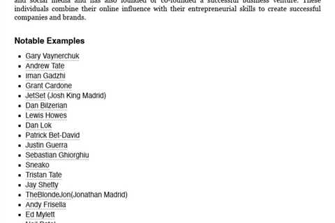 Internet Celebrity Entrepreneurs - WikiSauce | PDF