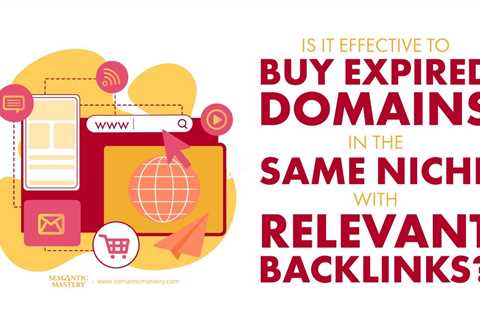 Is It Effective To Buy Expired Domains In The Same Niche With Relevant Backlinks?