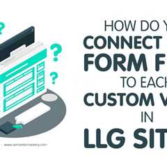 How Do You Connect Each Form Field To Each Custom Value In LLG Sites?