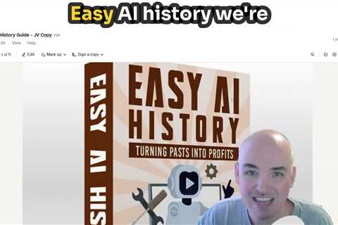 EASY AI HISTORY REVIEW BONUS OTO’s WALKTHOUGH DEMO Turning Pasts Into Profits by Amy Harrop