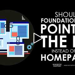 Should Foundation Links Point to the LLP Instead of the Homepage?