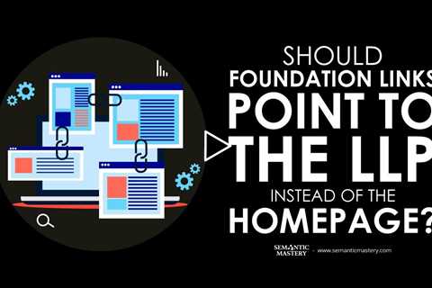 Should Foundation Links Point to the LLP Instead of the Homepage?