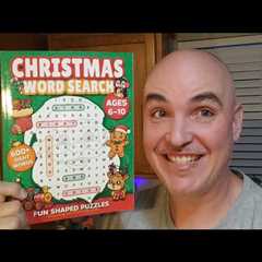 3 ACTIVITY-TYPES? Christmas Word Search Stocking Stuffer Book Review Unboxing Demo