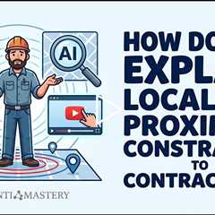 How Do You Explain Local SEO Proximity Constraints to Contractors?